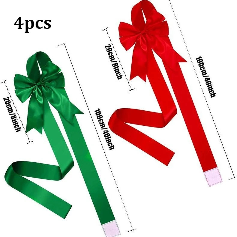 Beauvana™ - Christmas Cabinet Ribbon Bows
