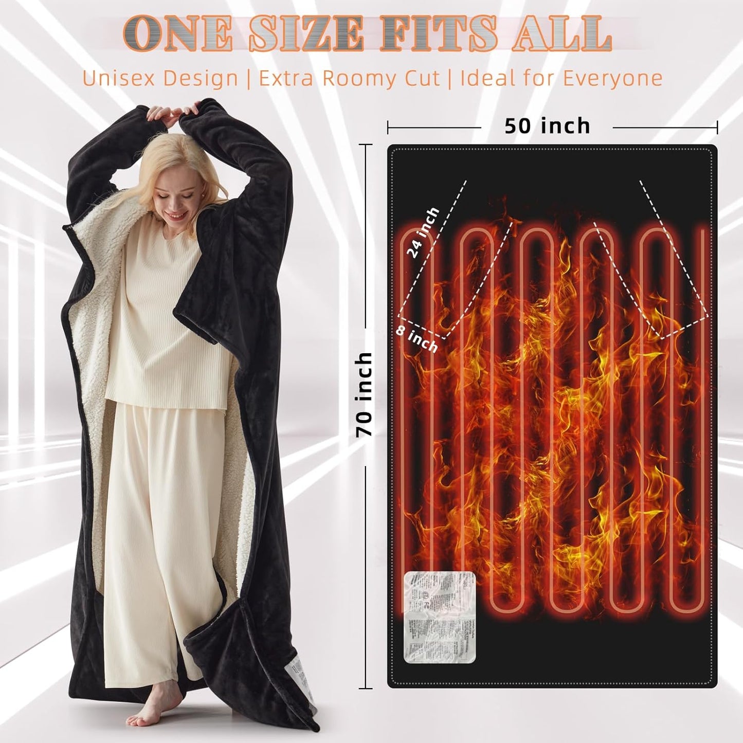 Beauvana™ - Electric Heated Snuggle Blanket