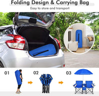 ShadeGuard™ - Double Portable Picnic Chairs
