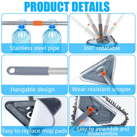 HomeScrub™ - Heavy Duty Long Handle Wall Mop
