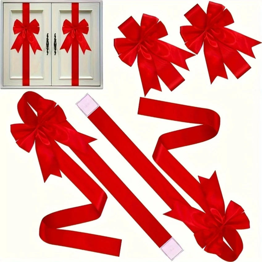 Beauvana™ - Christmas Cabinet Ribbon Bows