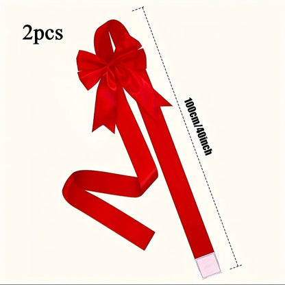 Beauvana™ - Christmas Cabinet Ribbon Bows